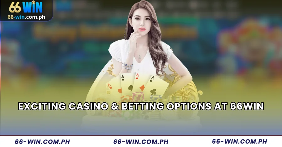 Exciting Casino & Betting Options at 66Win